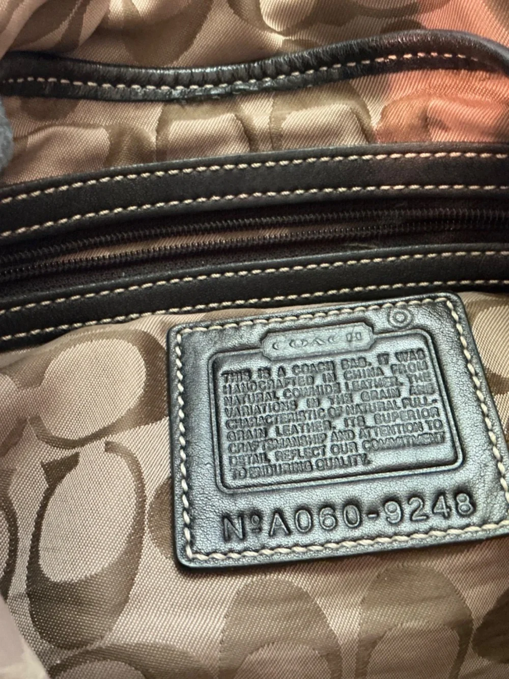 Coach vintage Y2K SoHo Hobo black with buckle